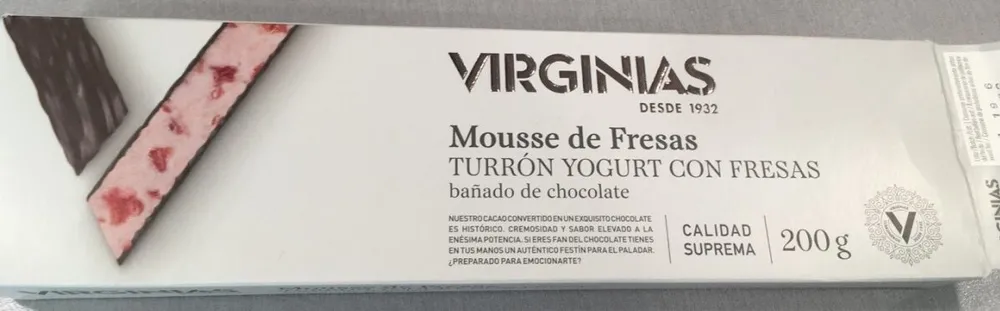 Mousse de fresas