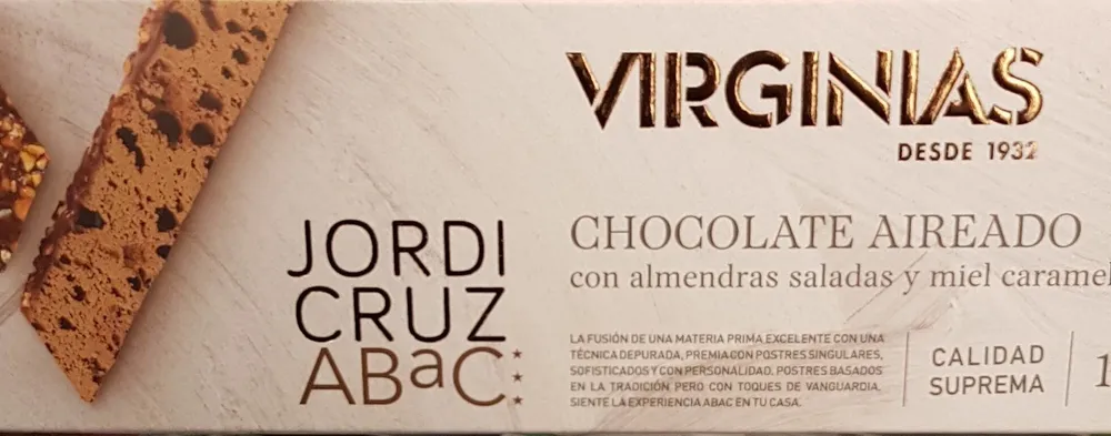 Turrón chocolate aireado