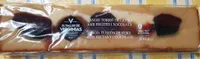 Turrón de yema con frutas y chocolate