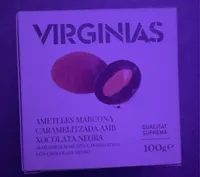 ALMENDRAS MARCONA CARAMELIZADA CON CHOCOLATE NEGRO