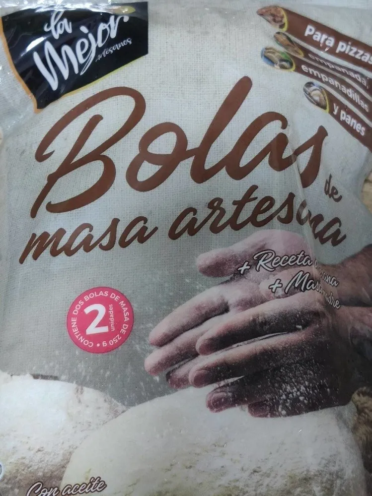 Bolas de masa artesana