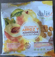 Galletas de arroz y albaricoque