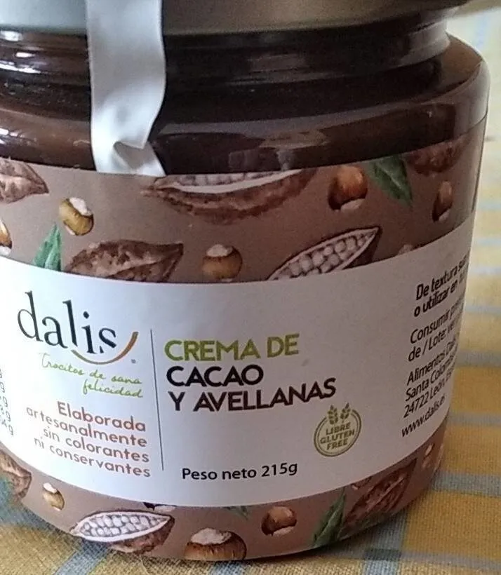 Crema de Cacao y Avellanas