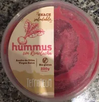 Hummus con remolacha