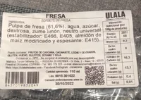 Sorbete de fresa