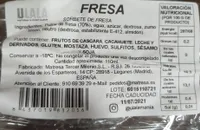 Sorbete de fresa