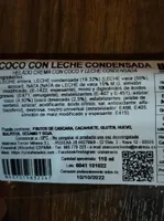 Helado coco con leche condensada