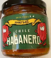 Salsa picante de chile habanero