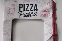 Pizza fresca jamón y queso