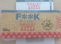 Poulet curry rouge