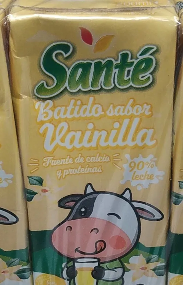 Batido vainilla sante