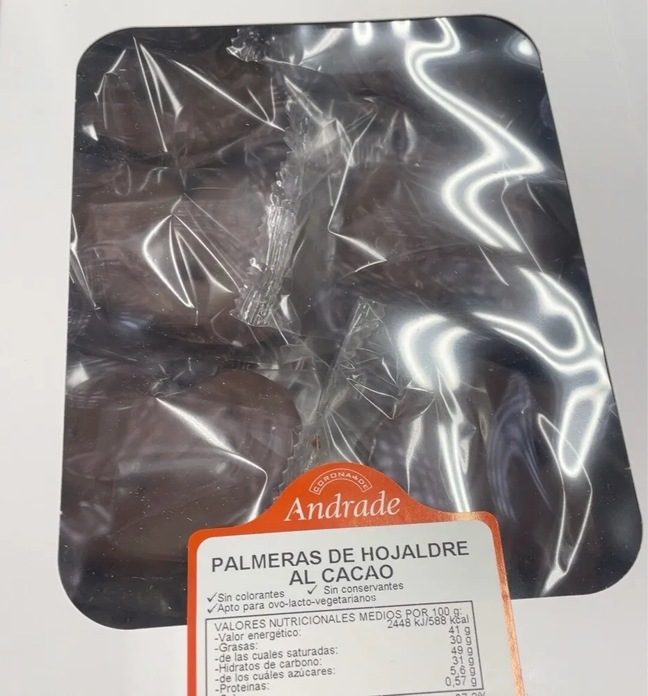 Palmeras hojaldre bombon