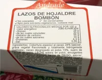 Lazos de hojaldre bombon