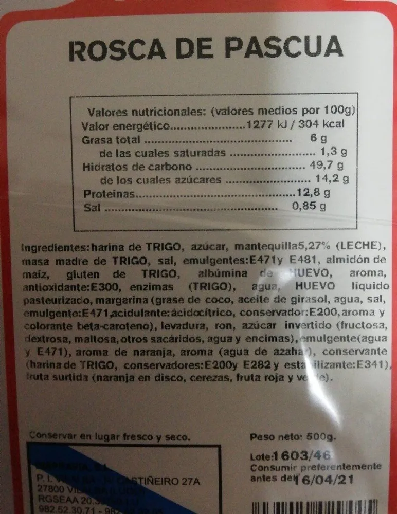 Rosca de pascua