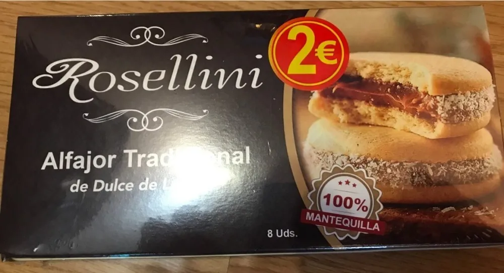 Alfajor tradicional dulce de leche
