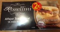 Alfajor tradicional dulce de leche