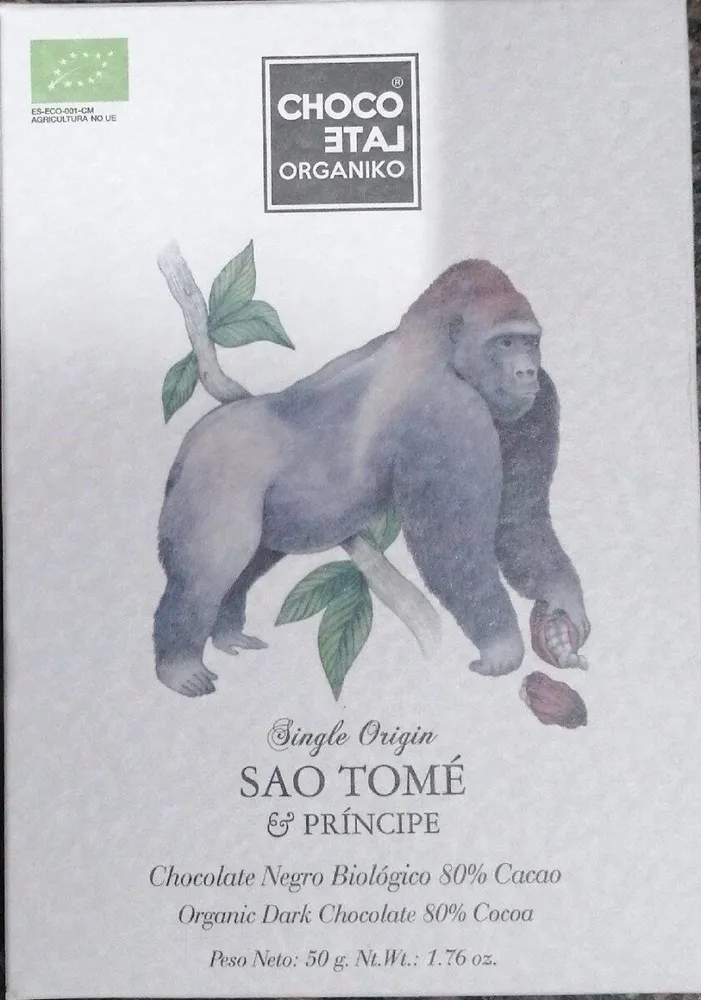 Chocolate negro biológico 80% cacao