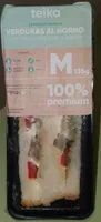 Sandwich premium verduras al horno con mascarpone y queso