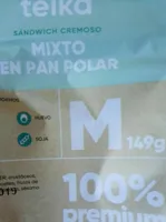 Sandwich cremoso en pan polar