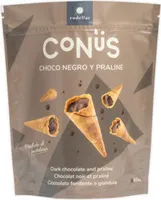 Conüs chocolate negro y praliné