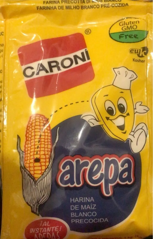 Harina de maiz blanco precocinada