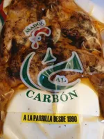 Pollo asado al carbón estilo portugués