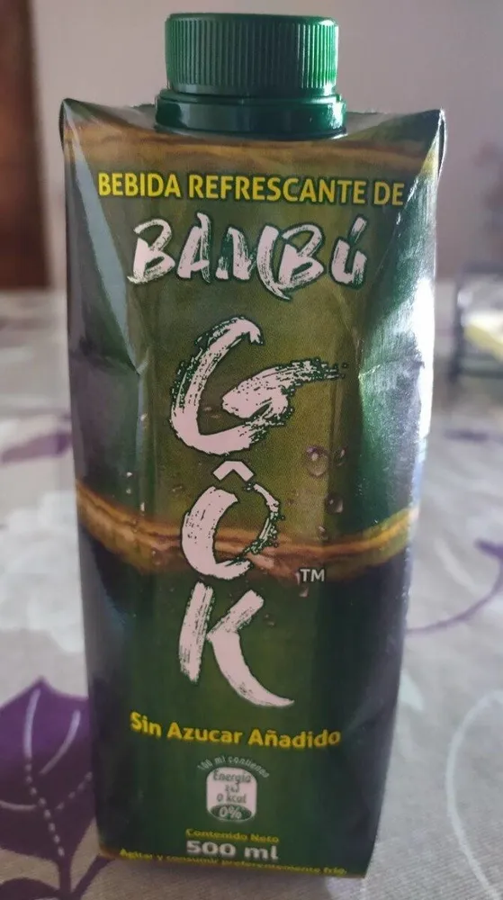 Bebida refrescante Bambú