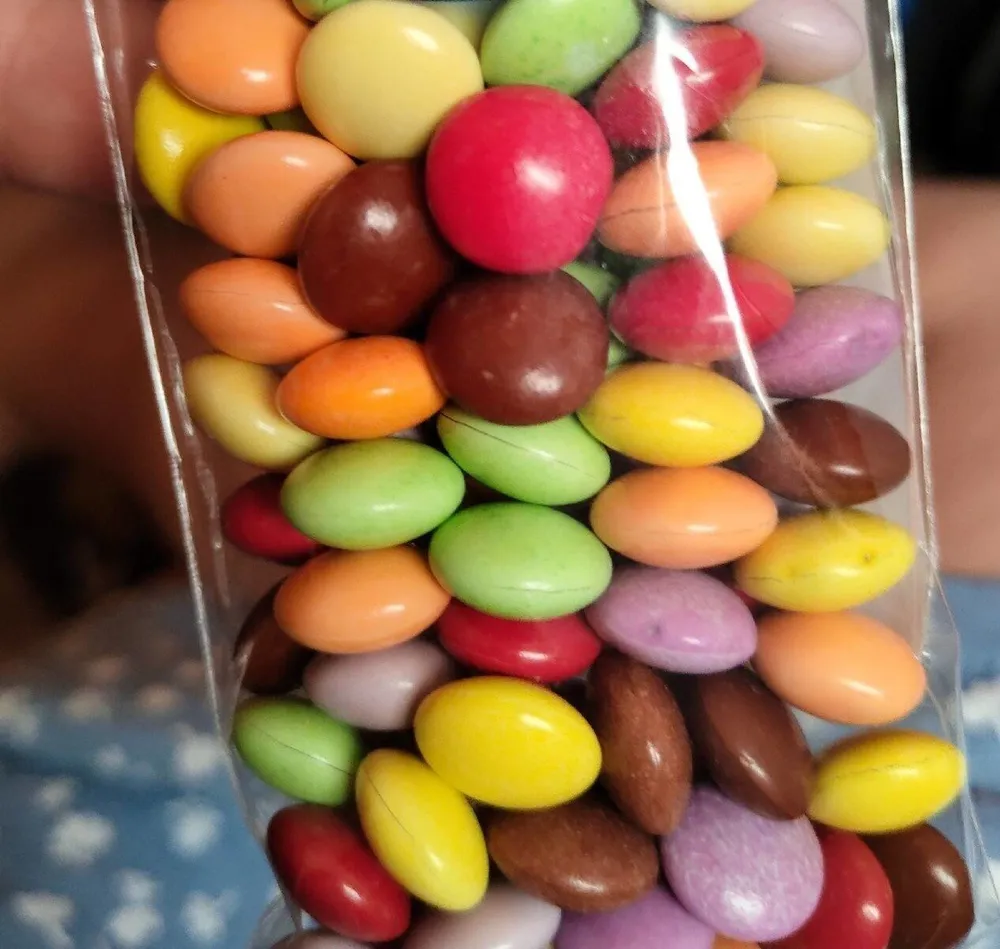 Lentejitas de chocolate