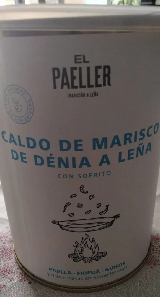 Caldo de marisco de Denia a leña