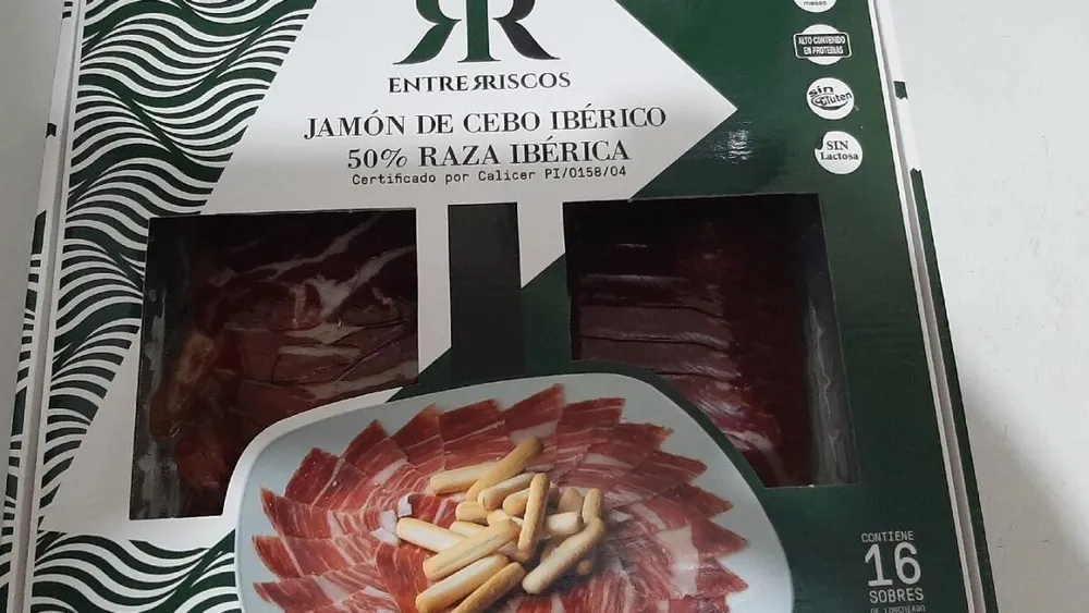 JAMON DE CEBO IBERICO 50% DE RAZA IBERICA