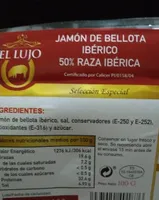Jamón de bellota ibérico 50% raza ibérica