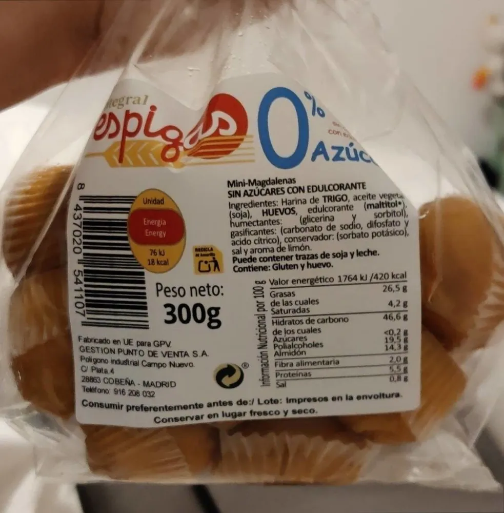 Mini madeleines