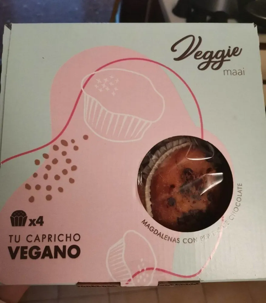 Magdalena con pepitas de chocolate