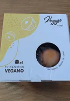 Magdalenas veganas rellenas de crema
