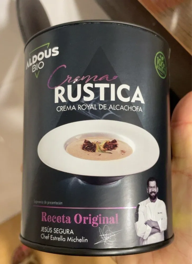 RUSTICA crema Royal de alcachofa