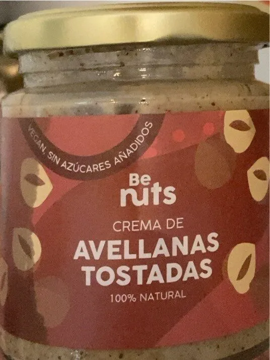 Crema de avellanas tostadas