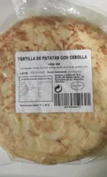 Tortilla de patatas con cebolla