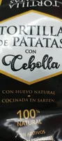 Tortilla de patatas con cebolla