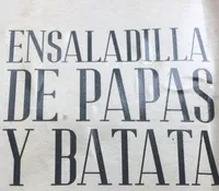 Ensaladilla de papas y batata