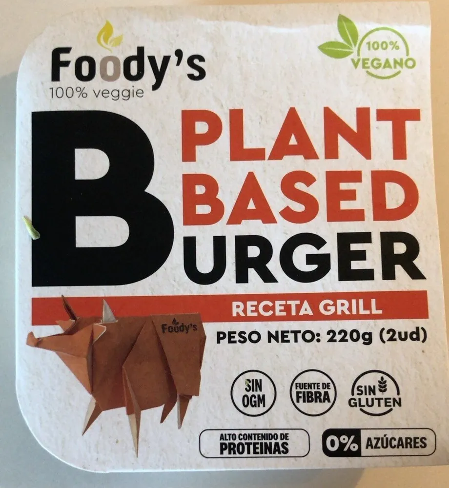 Plant based burguer receta grill