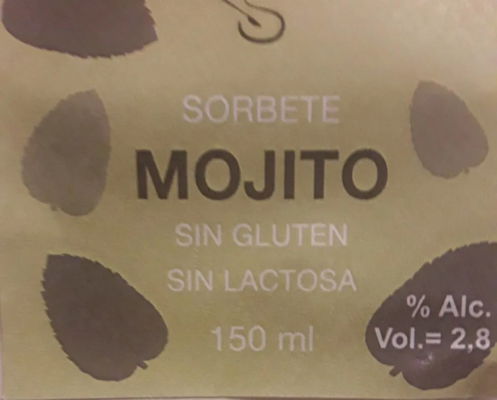 Helado de mojito artesano