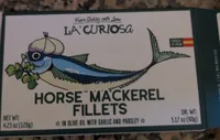 Horse Mackerel Fillets In Olive Oil With Garlic And Parsley