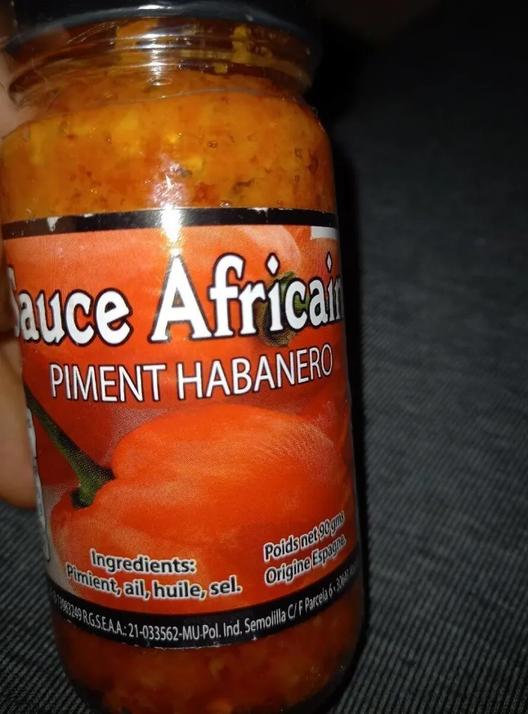 Sauce africaine piment habanero