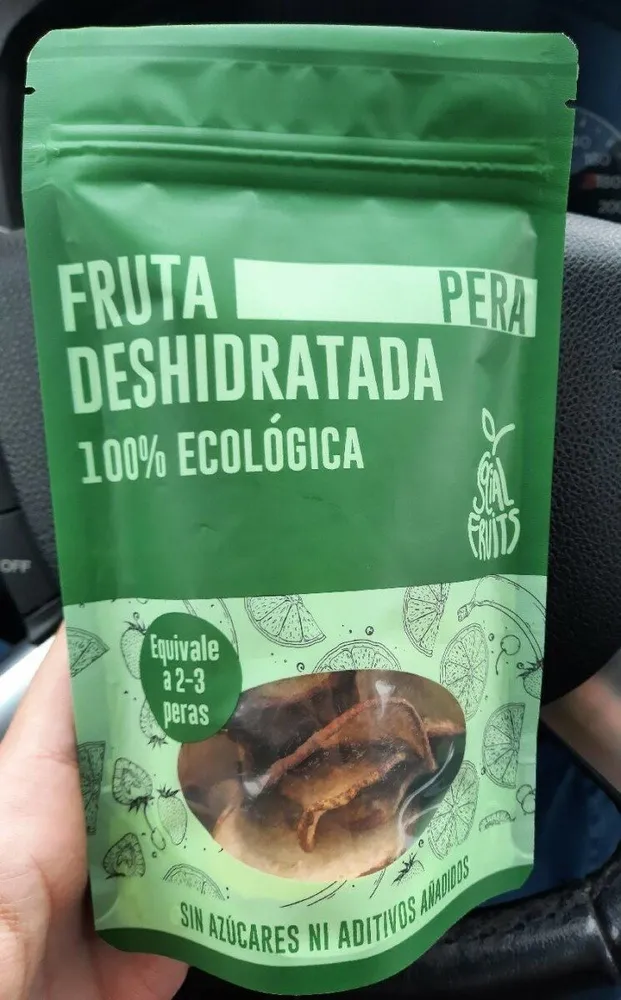 Pera deshidratada
