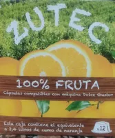 Cápsulas de zumo de naranja concentrado