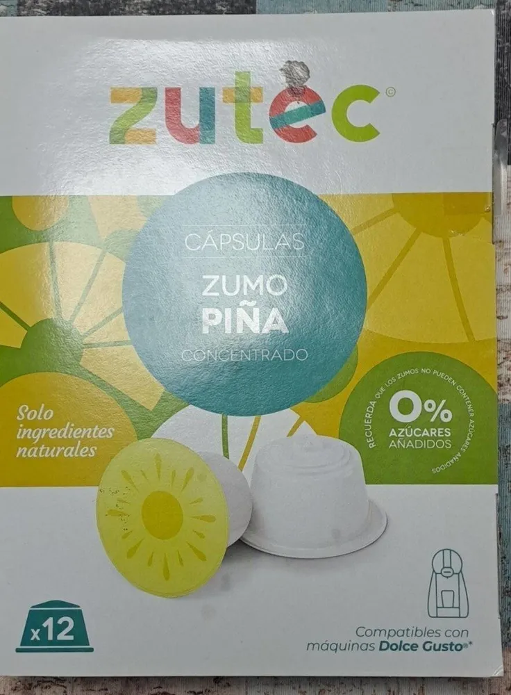 Cápsulas zumo de piña