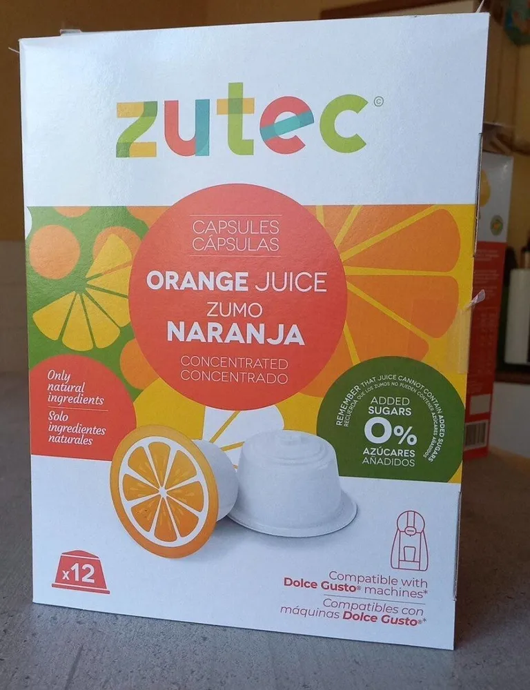 Capsules jus d'orange