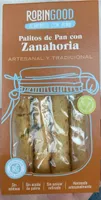 Palitos de pan con zanahoria