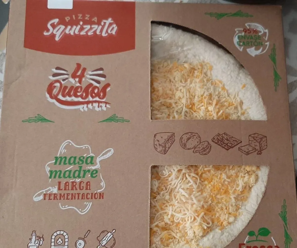 Pizza squizzita 4 quesos