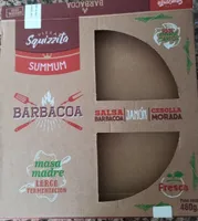 Pizza barbacoa con masa madre
